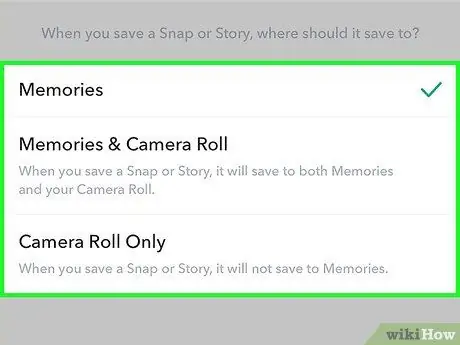 I-save ang Mga Kuwento sa Snapchat Hakbang 6