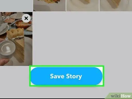 Eseguire il backup del rullino fotografico in Snapchat Passaggio 16