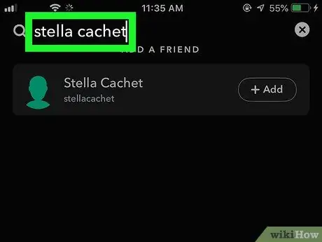 Găsiți numele de utilizator Snapchat al cuiva Pasul 3