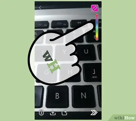 Tìm thêm màu sắc trong Snapchat Bước 3