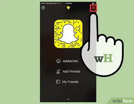 امنع الغرباء من مراسلتك على Snapchat الخطوة 3