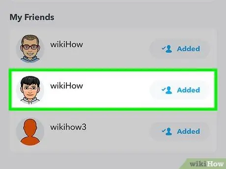 Sagen Sie, ob jemand Sie auf Snapchat hinzugefügt hat Schritt 10