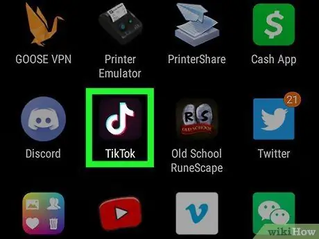 ค้นหาเพื่อนบน Tik Tok บน Android ขั้นตอนที่ 1