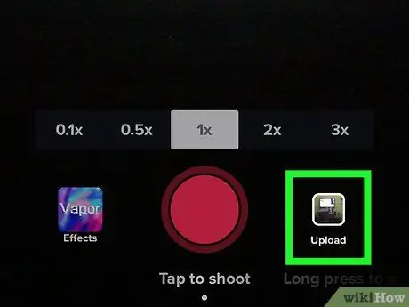 Otpremite dulje Tik Tok videozapise na iPhone ili iPad Korak 4