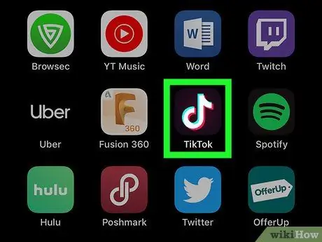 Beskær musik på en TikTok -video på iPhone eller iPad Trin 1