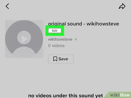 Navngiv dine lyde på TikTok Trin 6
