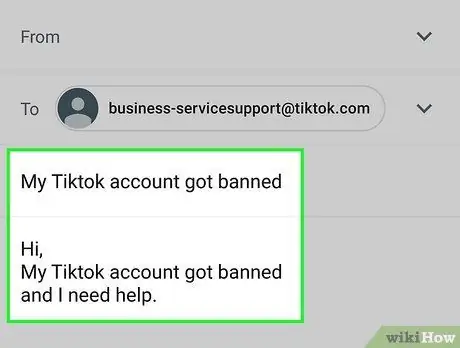 Recuperar uma conta TikTok Etapa 20