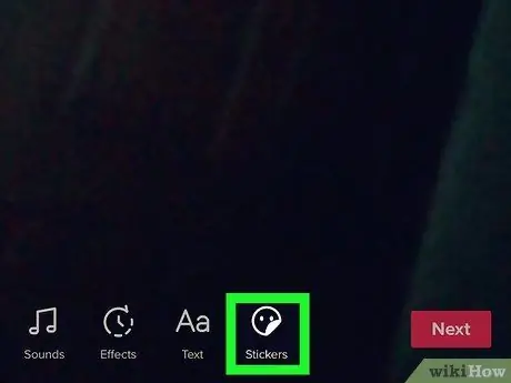 Προσθέστε αυτοκόλλητα στα βίντεο TikTok σε iPhone ή iPad Βήμα 4