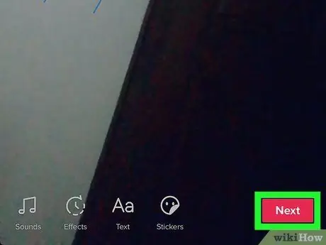 Dodajte naljepnice u TikTok videozapise na iPhoneu ili iPadu Korak 8