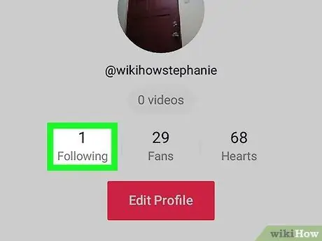 Chat on Musical. Ly on Android Krok 3