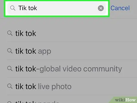 Gebruik Tik Tok op iPhone of iPad Stap 3