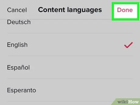 Zmeňte svoj región v TikTok na iPhone alebo iPad, krok 15