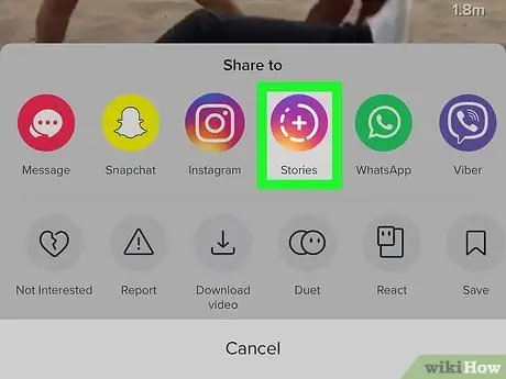 Simpan Video TikTok di Galeri Anda pada iPhone atau iPad Langkah 4