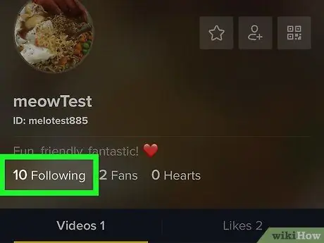 Unfollow People on Tik Tok on iPhone or iPad Step 3