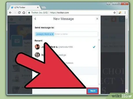 Gửi tin nhắn cá nhân trên Twitter Bước 15