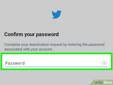 Deaktiver en Twitter -konto Trinn 7
