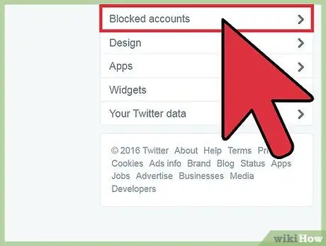 Twitter -də Kimisə blokdan çıxarın 2 -ci addım