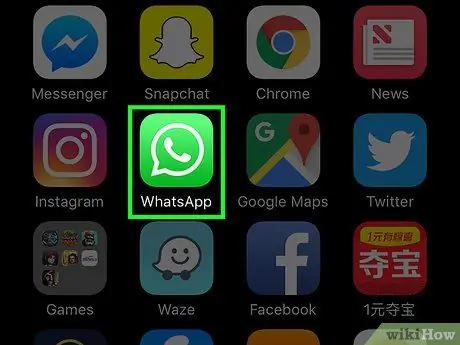 Pošljite -ove v WhatsAppu na iPhoneu 1. korak