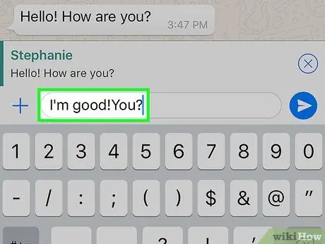 ตอบกลับข้อความเฉพาะใน WhatsApp ขั้นตอนที่ 5