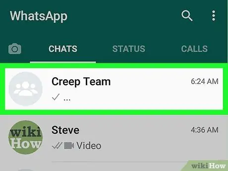 Block a Group on WhatsApp on Android Step 3