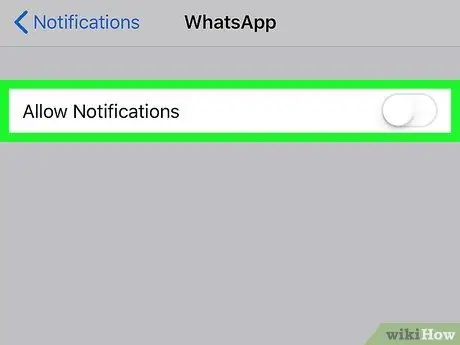 A WhatsApp hívások letiltása iPhone vagy iPad készüléken 10. lépés