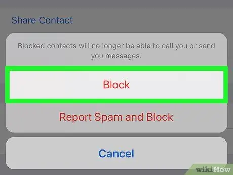 Blockera WhatsApp -samtal på iPhone eller iPad Steg 6