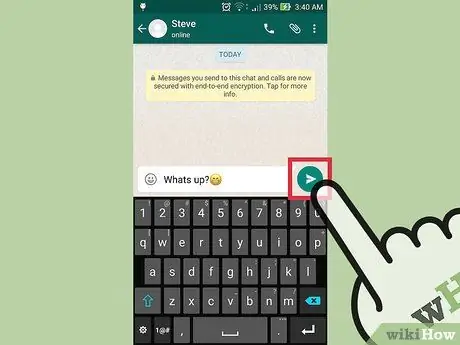 WhatsApp Adım 21'de Mesaj Gönderin