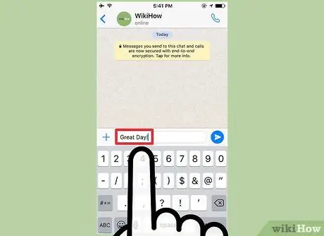 Изпращане на съобщения на WhatsApp Стъпка 8