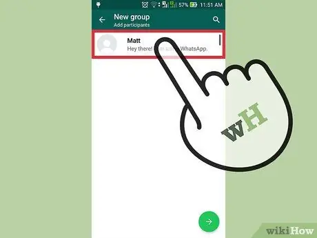 צור קבוצה ב- WhatsApp שלב 11