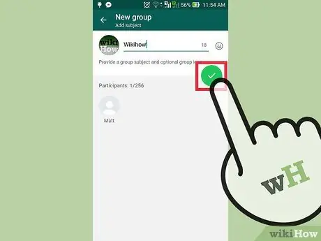 قم بإنشاء مجموعة في WhatsApp الخطوة 14