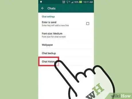 Rensa data på WhatsApp Steg 10