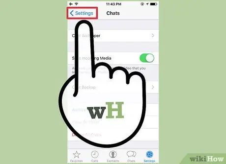 Rensa data på WhatsApp Steg 5