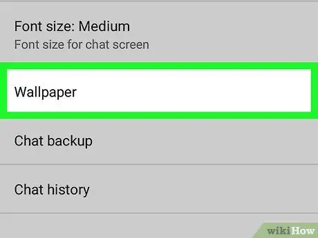 Ändra din chattbakgrund på WhatsApp Steg 5
