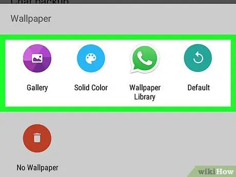 Zmeňte tapetu rozhovoru na WhatsApp, krok 6