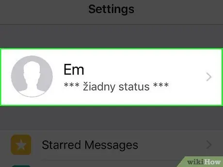 WhatsApp -da profil rasmingizni o'zgartiring 3 -qadam