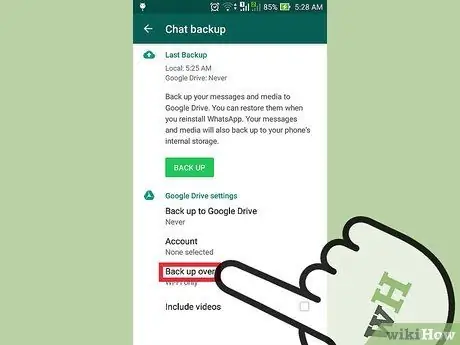 WhatsApp -ı yedəkləyin Adım 17