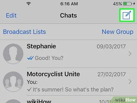 Changer le nom du contact sur WhatsApp Étape 3