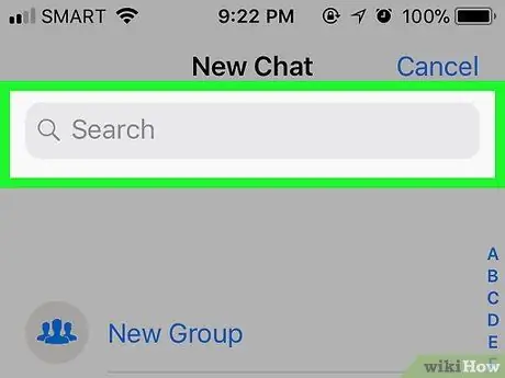 Tìm ai đó trên WhatsApp Bước 4