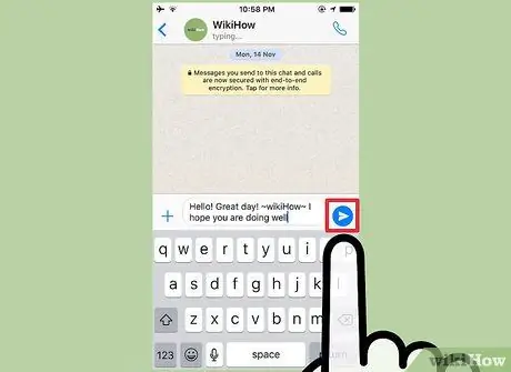 ข้อความขีดทับบน WhatsApp ขั้นตอนที่ 10