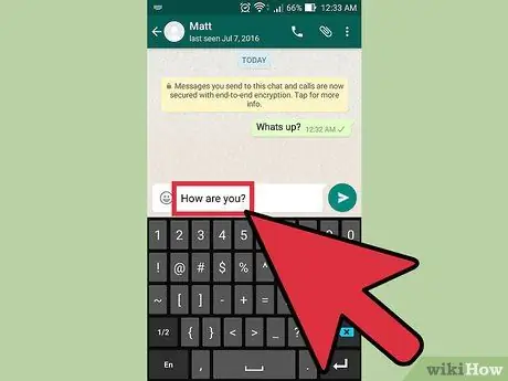 Deurslagteks op WhatsApp Stap 15