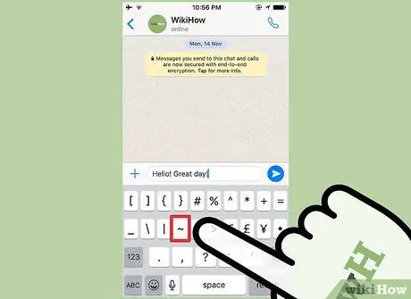 ข้อความขีดทับบน WhatsApp ขั้นตอนที่ 6