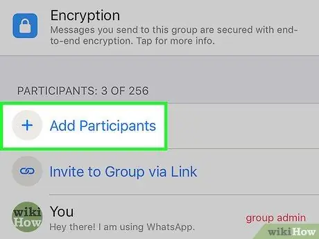 Convide usuários para um bate-papo em grupo no WhatsApp Etapa 4