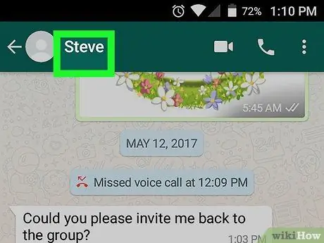 Bilingki, kimdir sizni WhatsApp -da Android -da o'chirib tashlaganmi, 7 -qadam