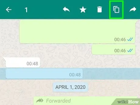 Αντιγράψτε ένα μήνυμα WhatsApp Βήμα 8