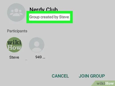 Sumali sa isang Pangkat sa WhatsApp sa Android Hakbang 4