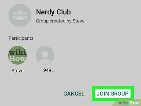 Sumali sa isang Pangkat sa WhatsApp sa Android Hakbang 6