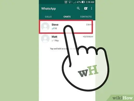 Sabihin kung Mayroong Online sa WhatsApp Hakbang 3