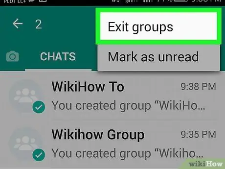 Acha Gumzo la Kikundi kwenye WhatsApp Hatua ya 11