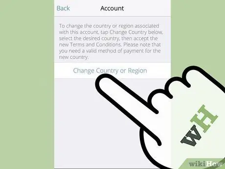 Vahetage riike iTunesis või App Store'is 5. samm