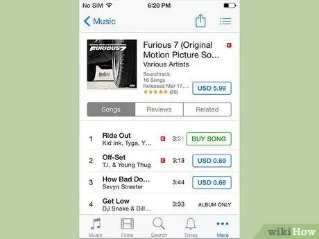 Riikide vahetamine iTunesis või App Store'is 9. samm